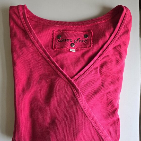 Cotton Ginny Tops - Hot Pink 3/4 Sleeve Top from Cotton Ginny!